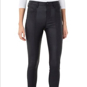 Liverpool Abby Coated High Rose Skinny